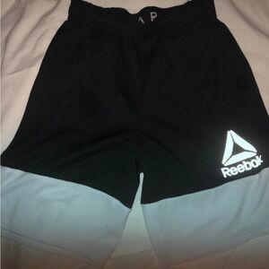 Reebok boys Black and White Training Shorts